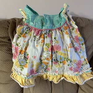 Floral Kids Matilda Jane with Ruffle Sleeves